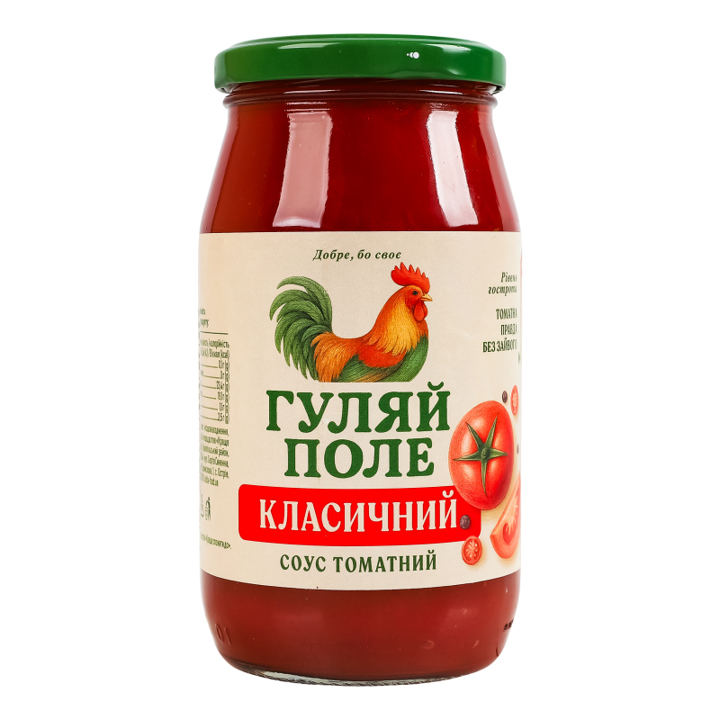 Соус томатний пастеризований Класичний Гуляй-поле с/б