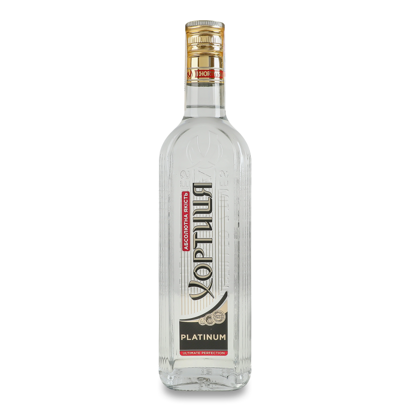 Горілка Нова Platinum 40% 0,5л штоф Хортиця