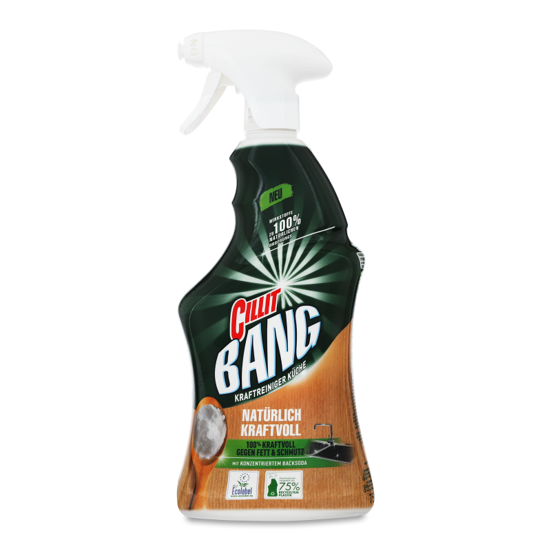 Засіб д/чищення Природня сила антижир 750мл з розпилювачем Сіліт Бенг