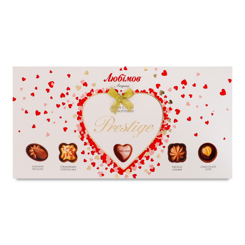 Цукерки Prestige Асорті 286г Любімов