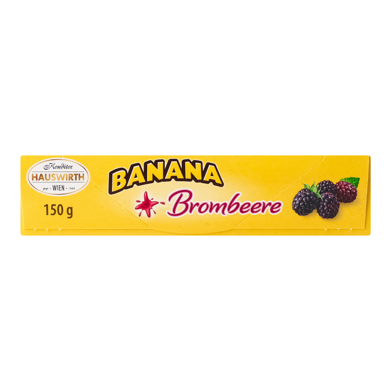 Суфле в шоколаді з фруктовим наповненням Banana + Brombeere Hauswirth к/у