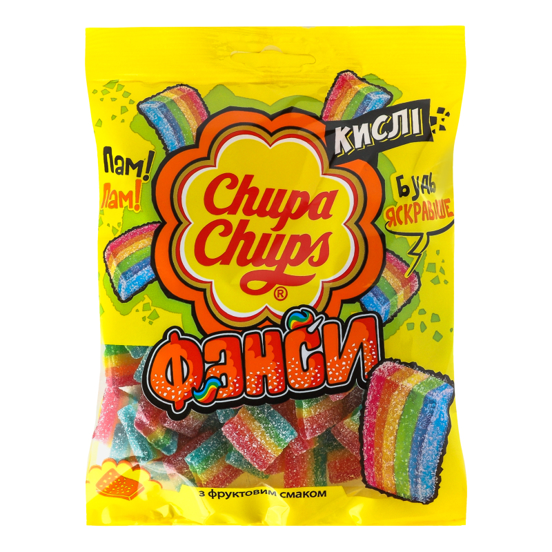 Мармелад жевательный с фруктовым вкусом Фансы Сhupa Chups м/у 150г ...
