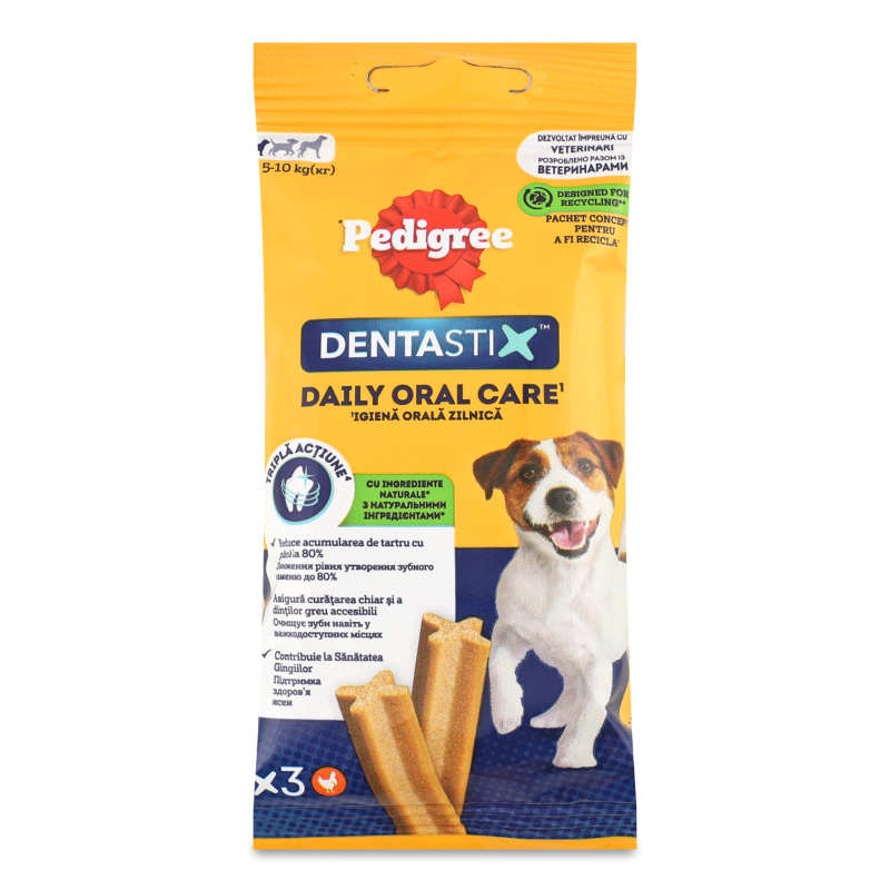 Корм д/собак DentaStix 3шт 45г Pedigree