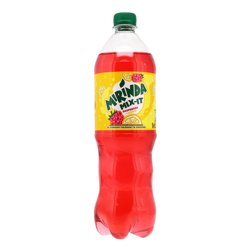 Напій безалкогольний сильногазований Raspberry+Lemon Mirinda п/пл