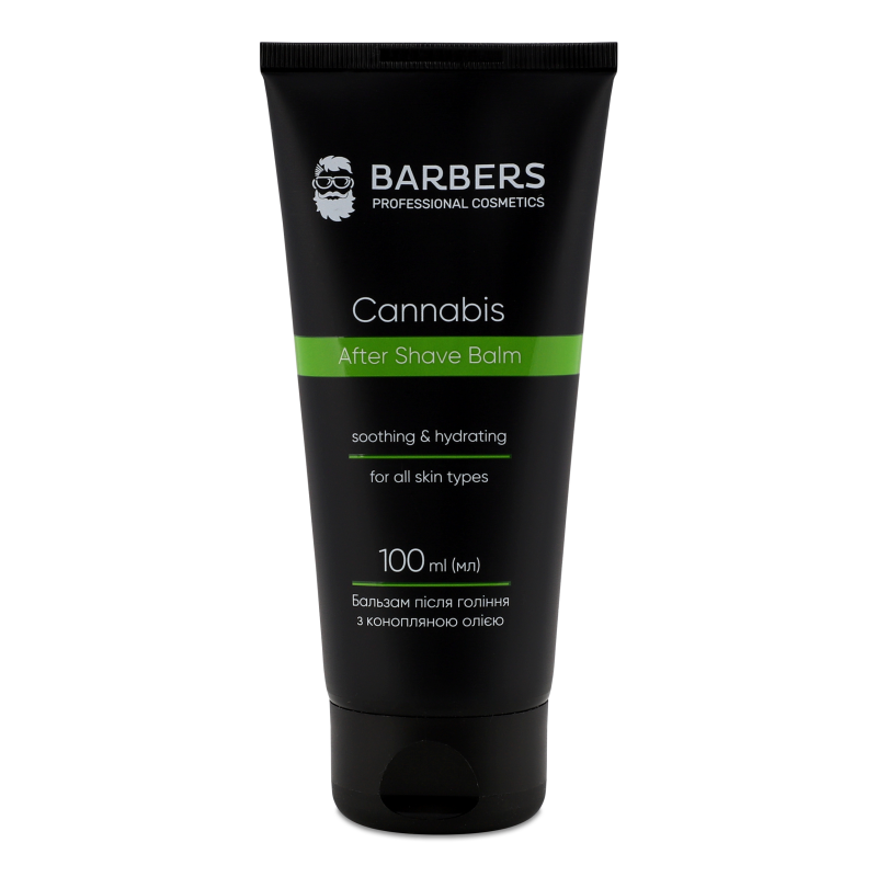 Бальзам п/гоління Cannabis з конопляною олією 100мл туба Barbers