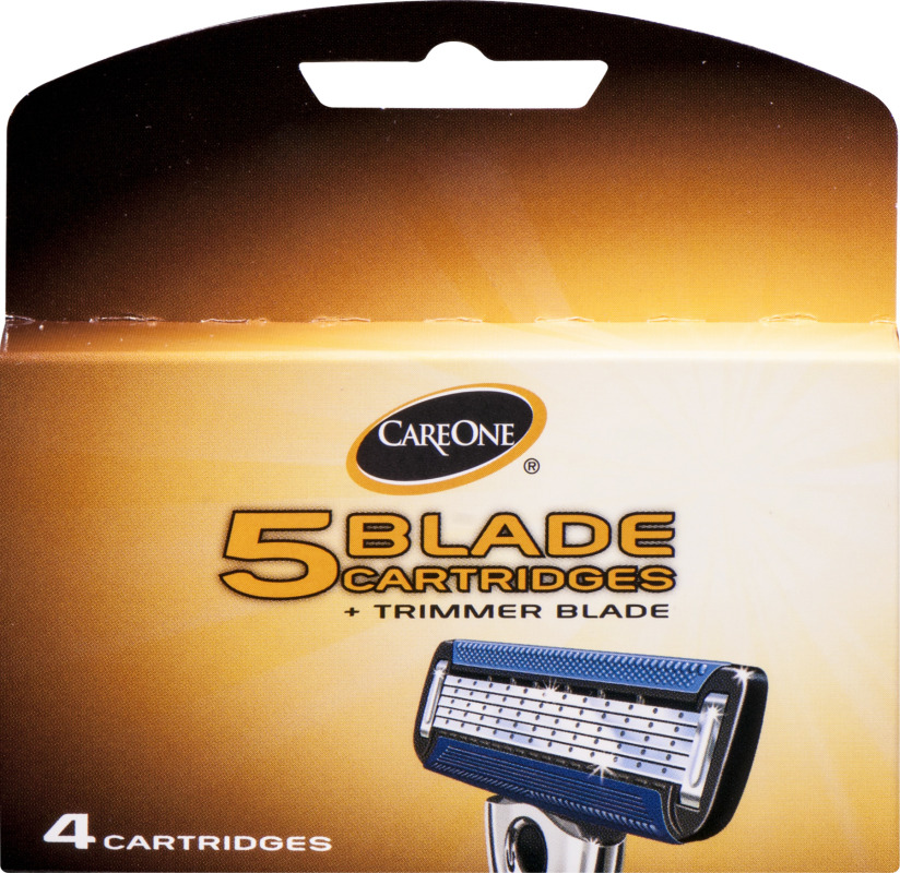 CareOne 5 Blade Cartridges + Trimmer Blade - 4 CT CareOne(41520021694 ...