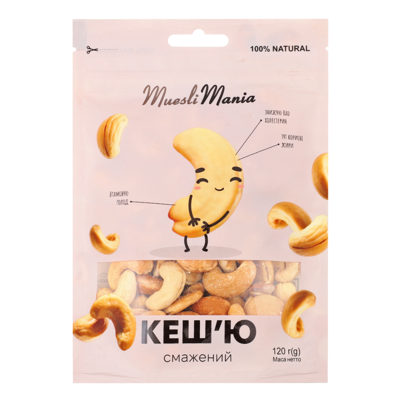Кеш'ю смажений Muesli Mania д/п