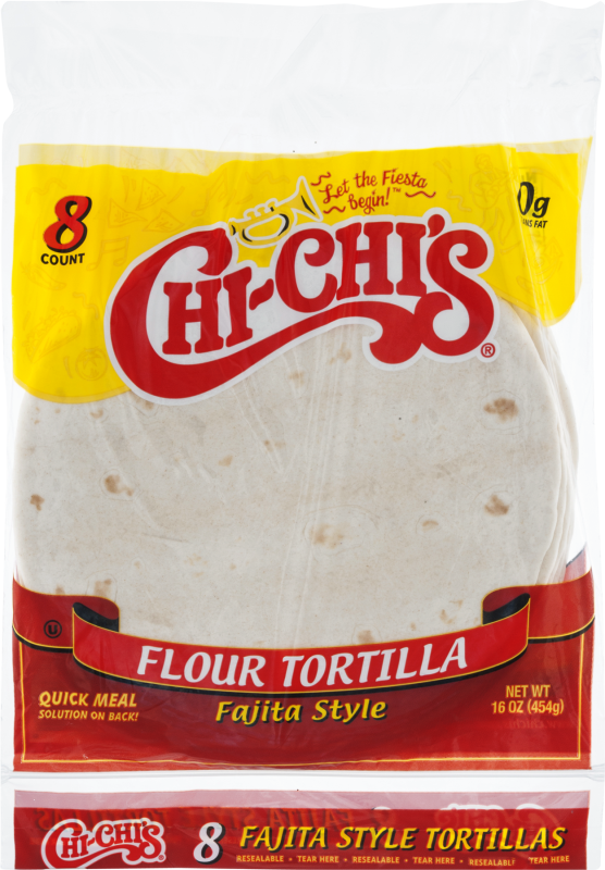 ChiChi's Flour Tortilla Fajita Style 8 CT ChiChi's(43354007509