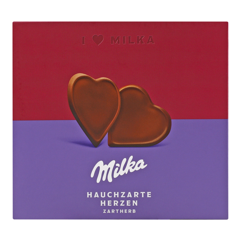 Цукерки шоколадні I Love Milka Herzen Zartherb Milka к/у