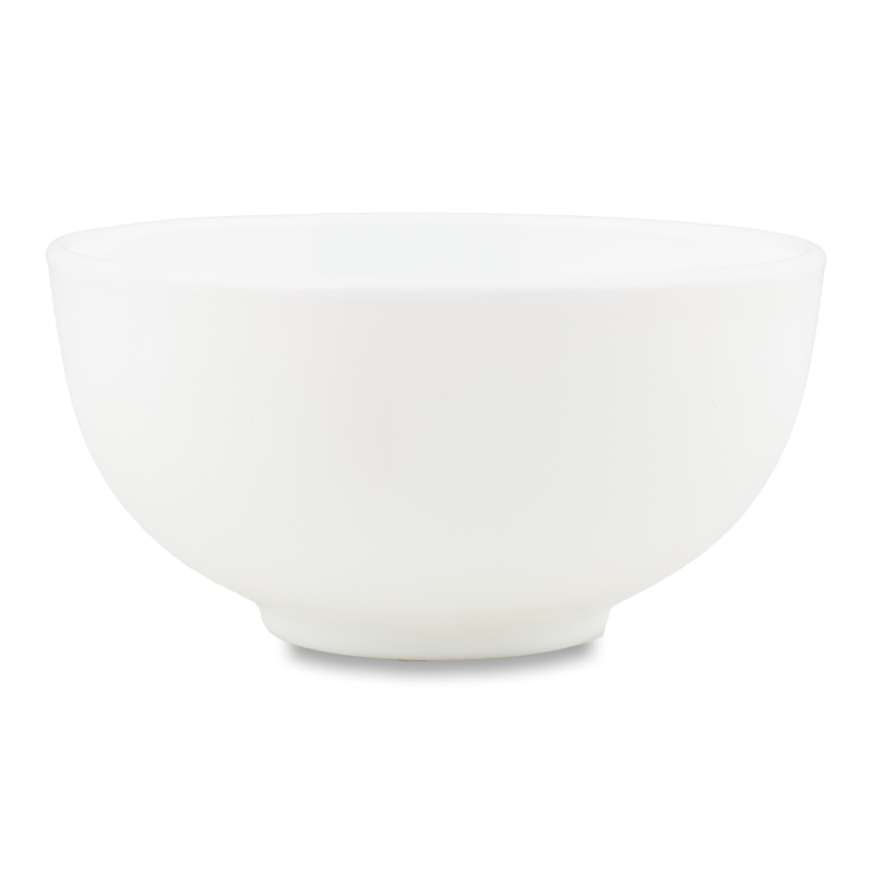 Салатник білий склокераміка 12см