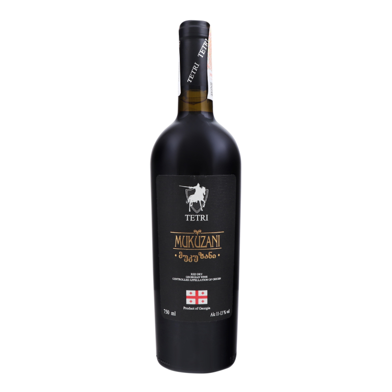 Вино tetri мукузани красное сухое 11-13% 750мл ст/б (4860009760321)