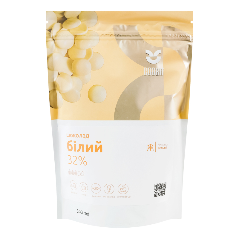Шоколад 32% білий Cookit д/п
