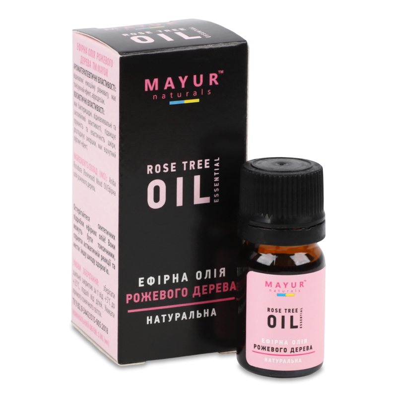 Олія ефірна Трояндового дерева 5мл Маюр