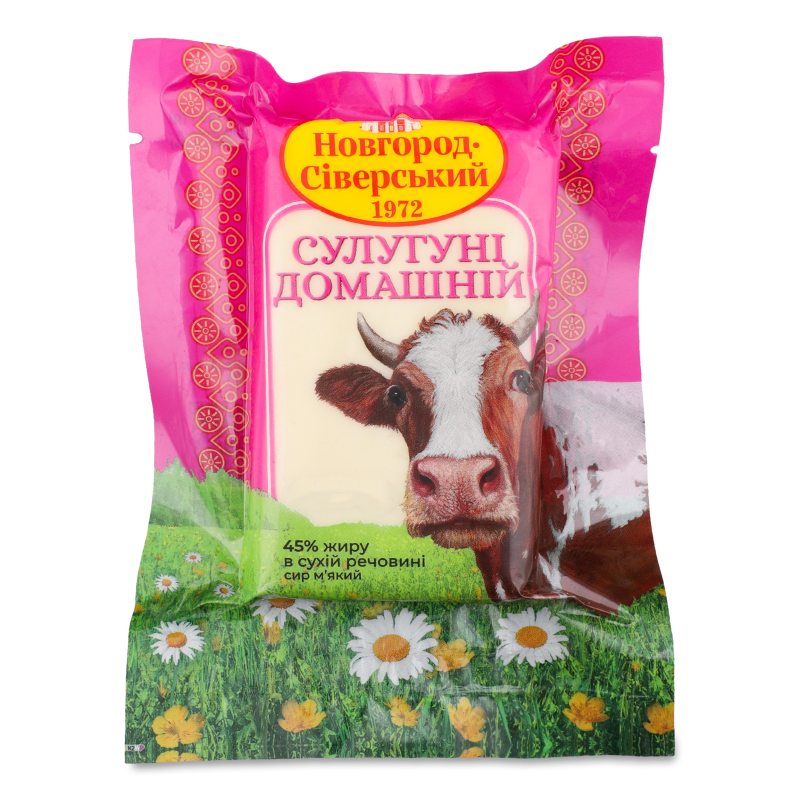 Сир м”який Сулугуні Домашній 45% 155г в/у Новгород-Сіверський СЗ