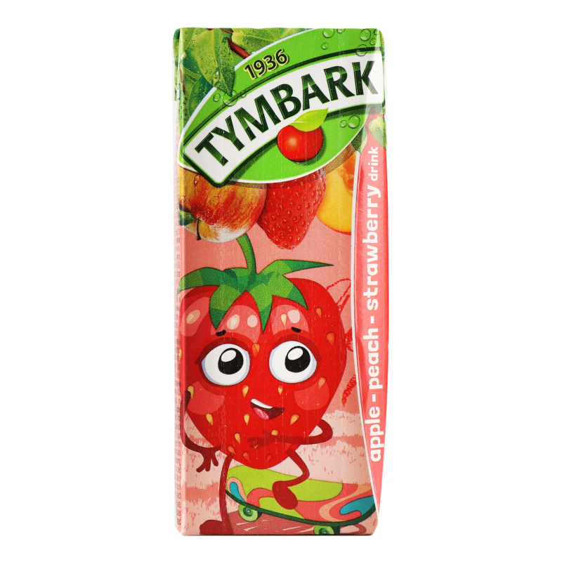 Напій фруктовий Яблуко-персик-полуниця Tymbark т/п