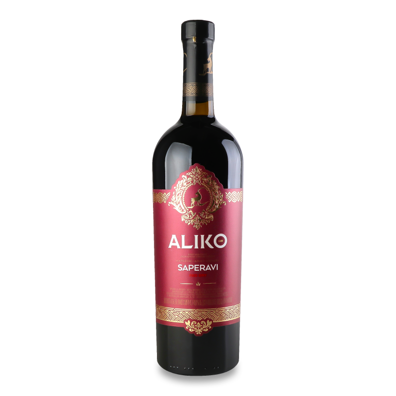Вино Saperavi червоне сухе 9,7-14% 0,75л Aliko C&W