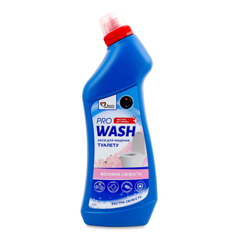 Засіб д/чищення унітазу Весняна свіжість 750г Pro Wash