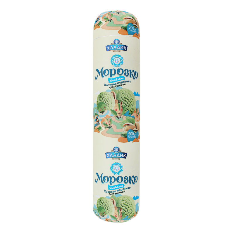 Морозиво 12% фісташкове Морозко Хладик м/у