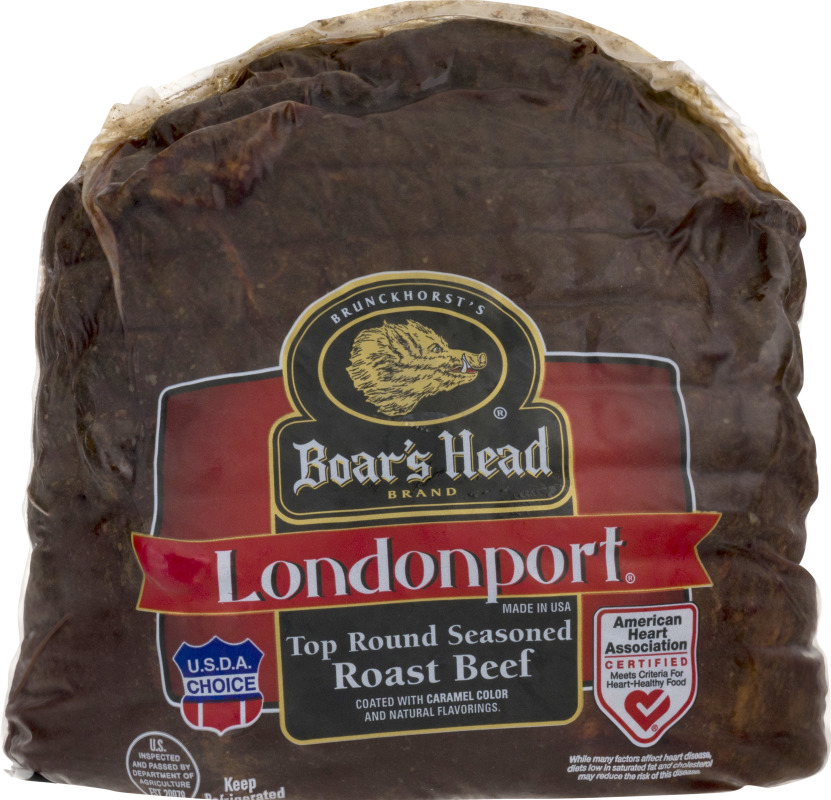 Boar's Head Roast Beef Londonport Top Round Seasoned Boar's Head
