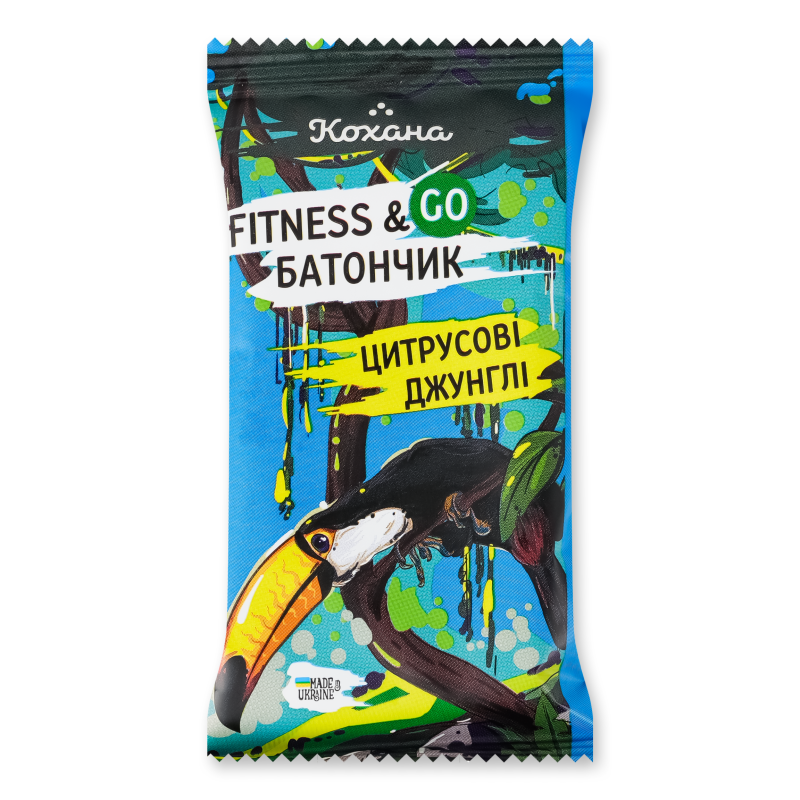 Батончик Fitness&Go Цитрусові джунглі 40г Кохана