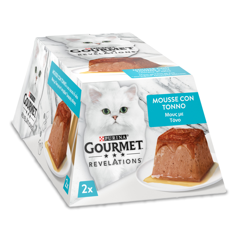 Корм д/котів Revelations Мус з тунцем та підливкою 2*57г Gourmet