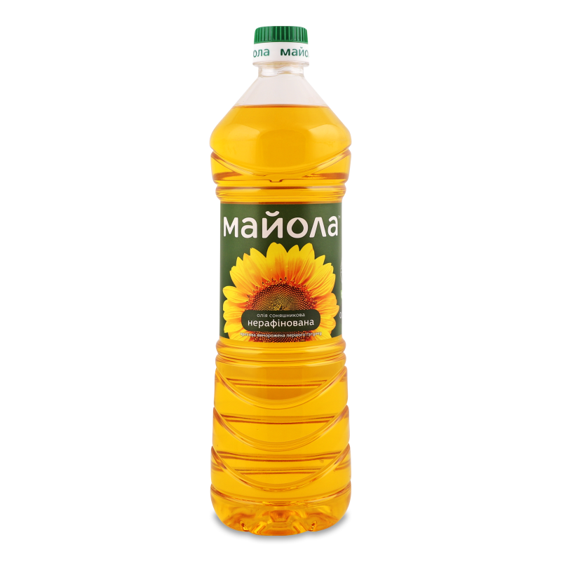 Олія соняшникова нерафінована 0,85л Майола