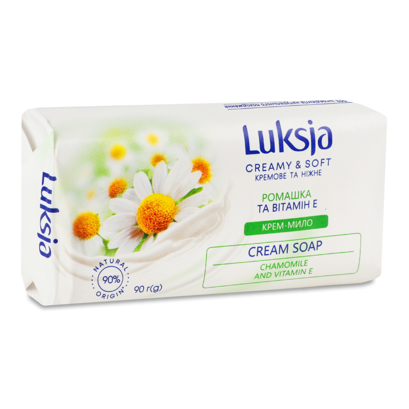 Крем-мило Ромашка та вітамін Е 90г Луксія