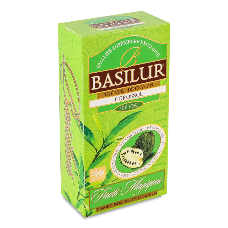 Чай Магічні фрукти Саусеп зелений 25*1,5г Базілюр