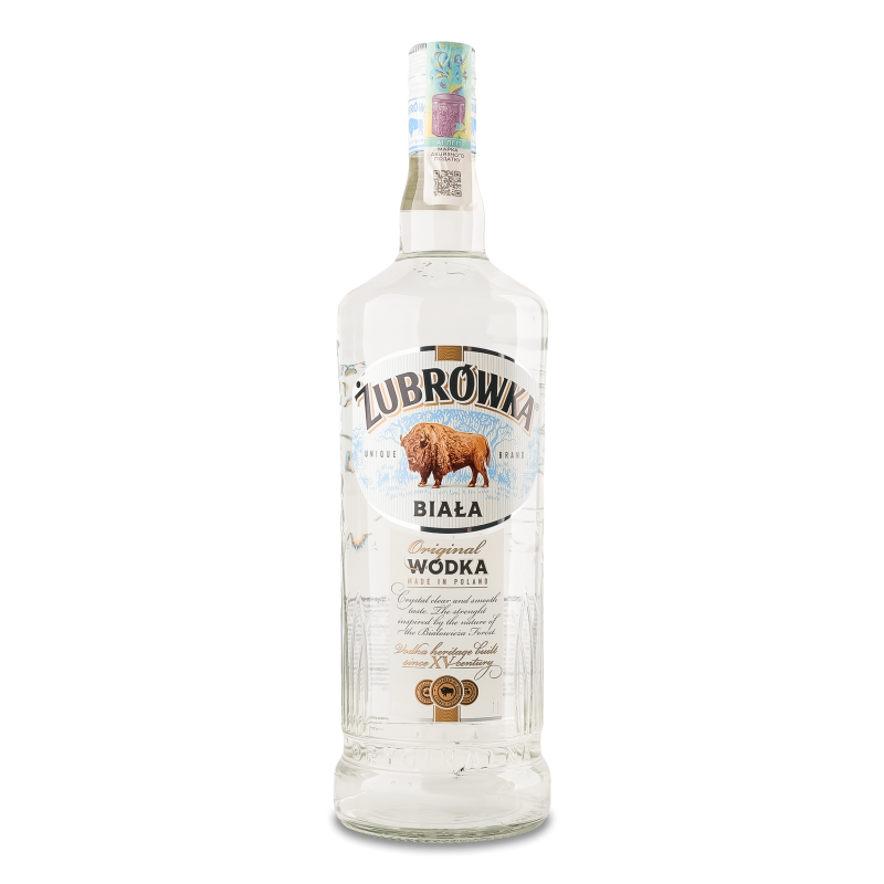 Горілка Biala 40% 1л Zubrowka