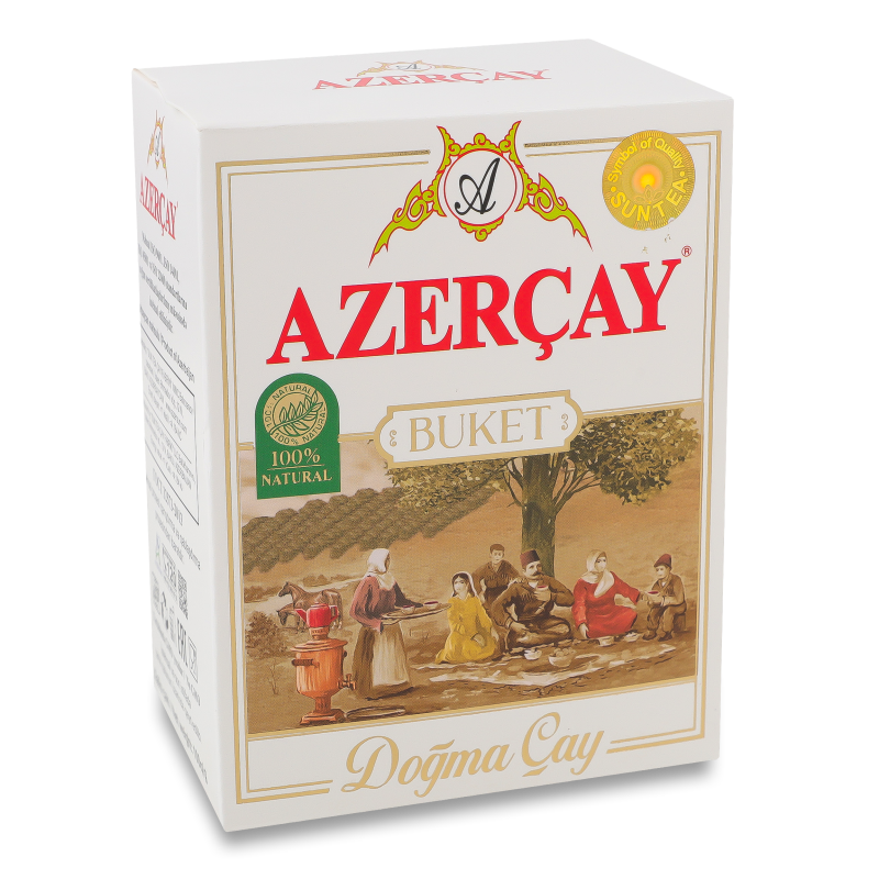 Чай Букет чорний крупнолистовий 100г Azercay