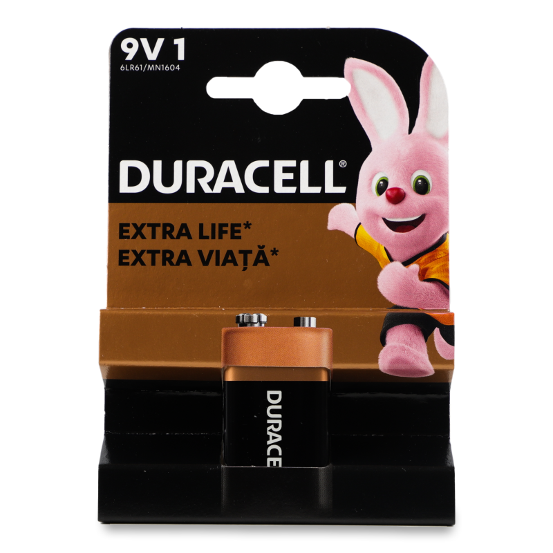 Елемент живлення Басік 9V 6LR61 алкаліновий Дюрасел