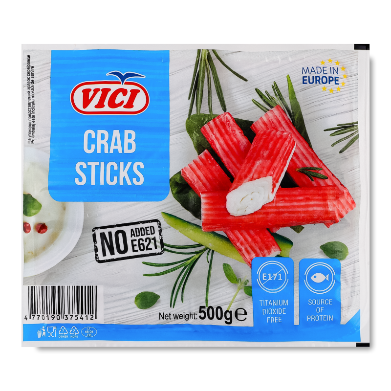 Палички крабові 500г Vici