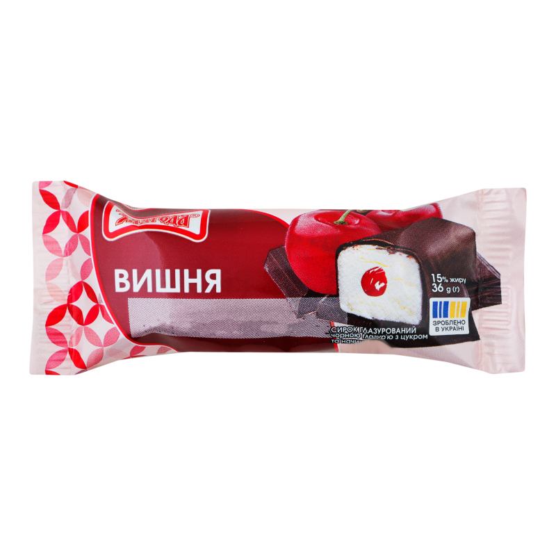Сирок глазурований 15% Вишня Злагода м/у
