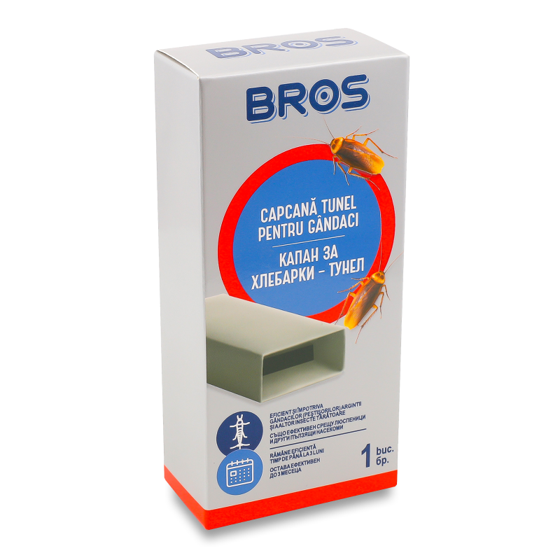 Пастка д/тарганів Тунель клейка Брос