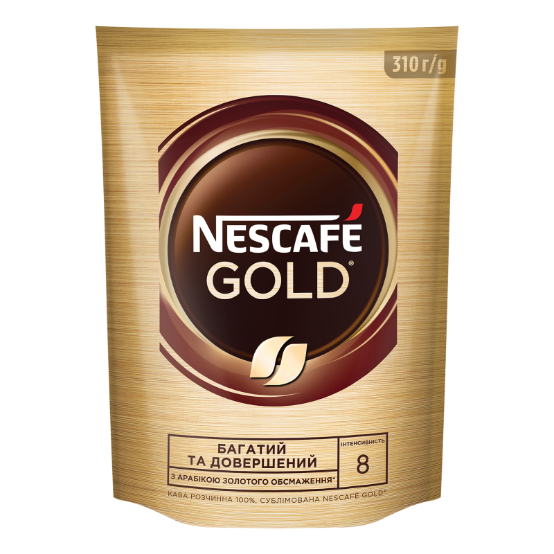 Кофе растворимый сублимированный Gold Nescafe д/п 310г Nescafe ...