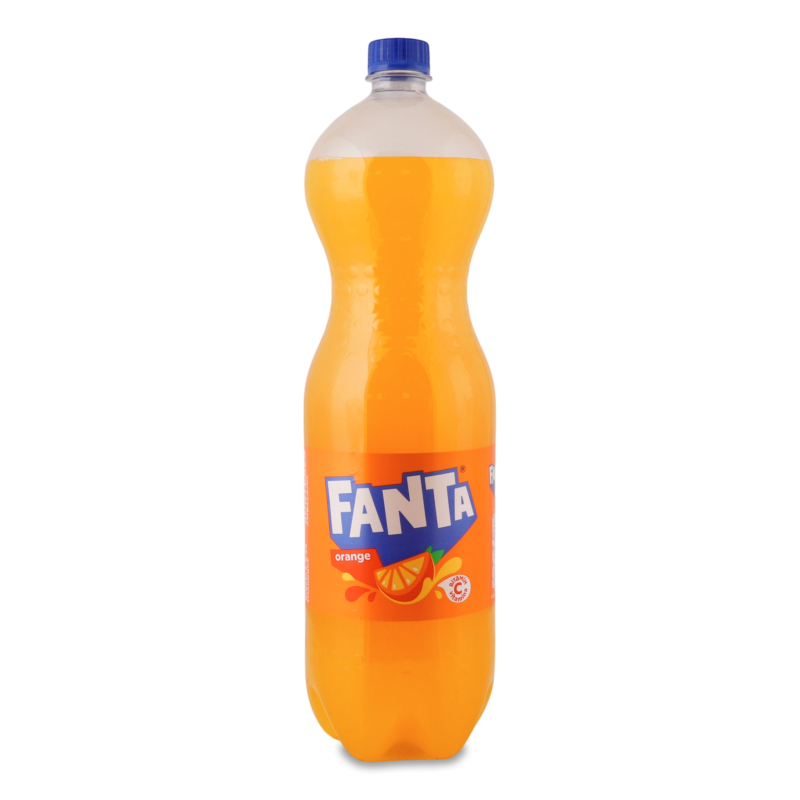 Напій безалкогольний Orange з апельсиновим соком сильногазований 1,75л пет Fanta