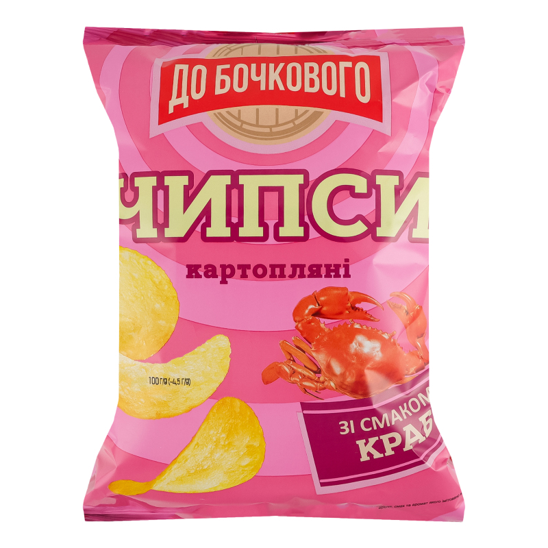 Чипси картопляні Краб До Бочкового м/у