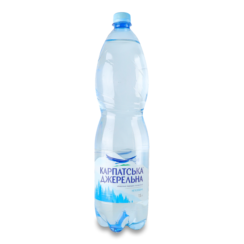 Вода мінеральна Карпатська джерельна негазована 1,5л