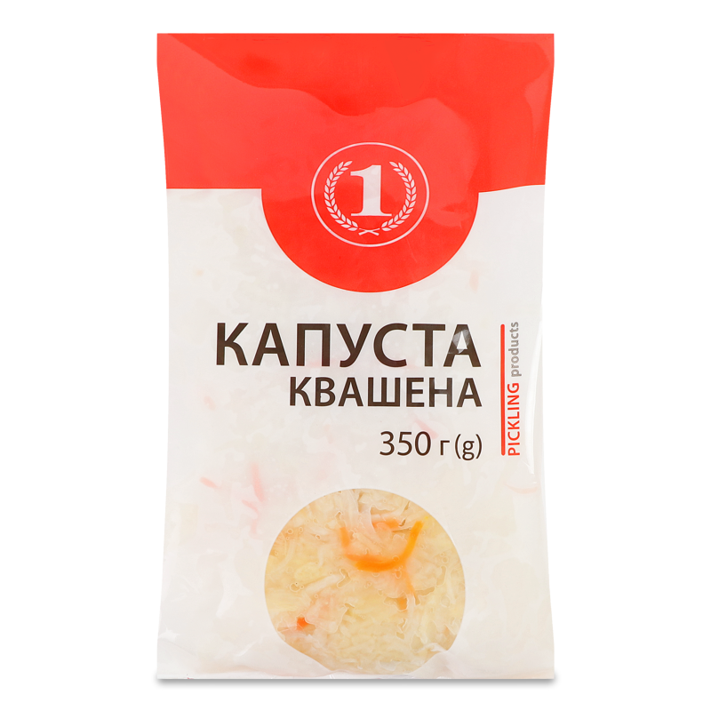 Капуста квашена 350г п/е ТМ “1”
