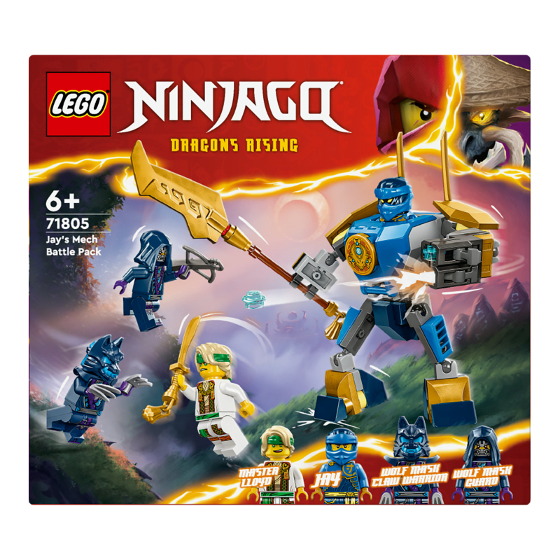 Конструктор для детей от 6лет №71805 Jay's Mech Battle Pack