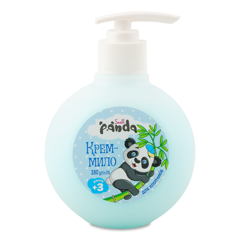 Крем-мило д/хлопчиків 380г з дозатором Small Panda