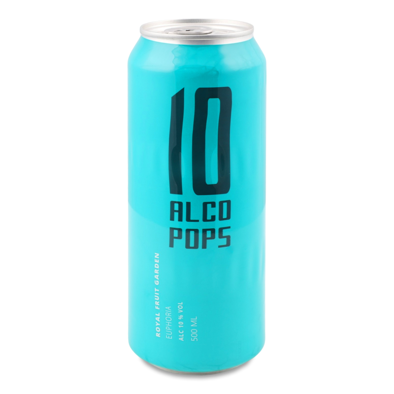 Напій зброджений Euphoria газований 10% 0,5л ж/б Alco Pops