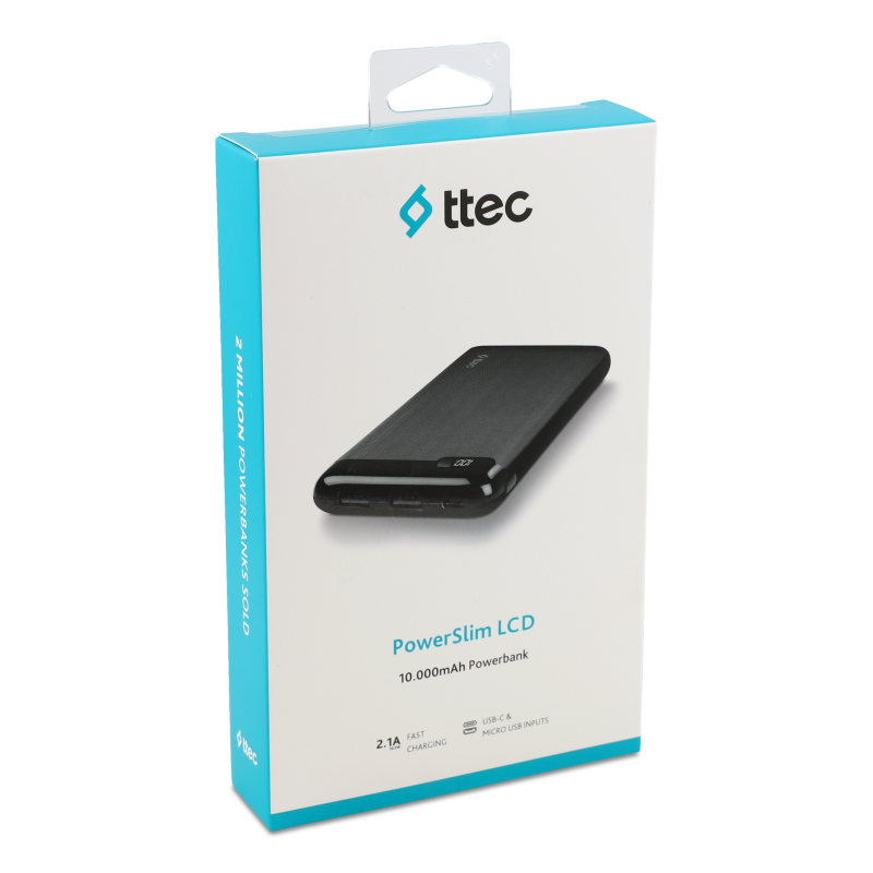 Пристрій зарядний портативний 2USB ЛЕД індикатор 10000mAh 2BB183S BMG House