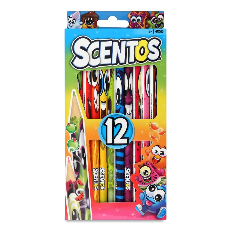 Набір олівців Фантазія ароматизованих 12кольорів Скентос