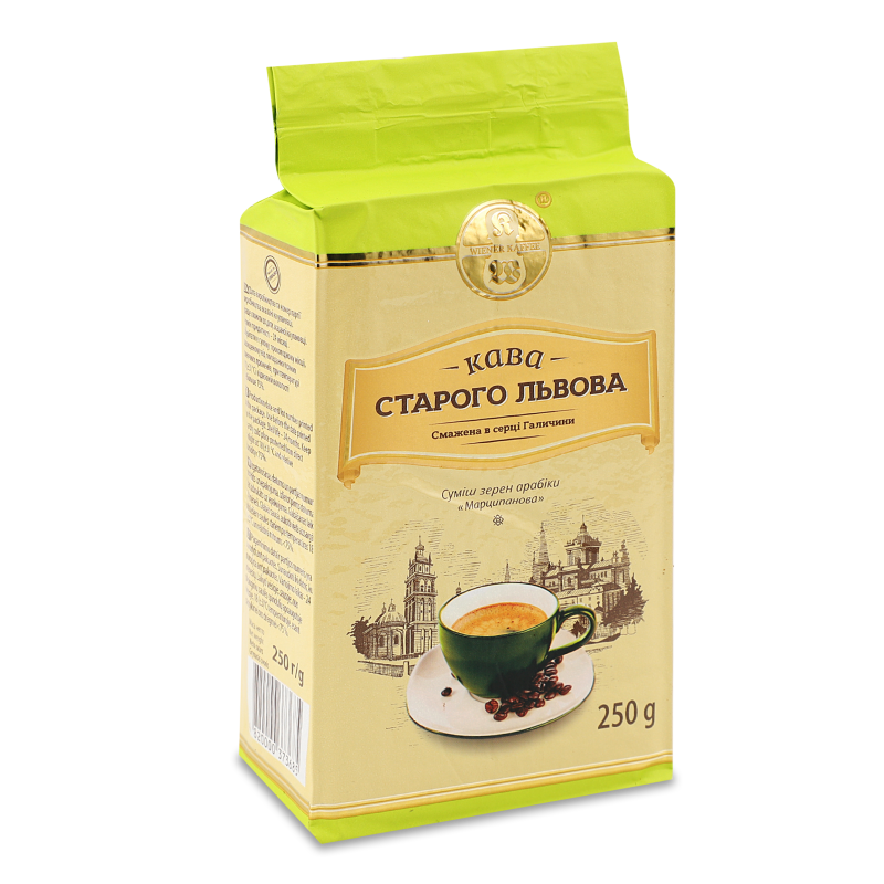 Кава Старого Львова Марципанова мелена смажена 250г в/у Віденська кава