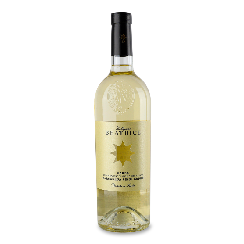 Вино Garganega Pinot Grigio Garda біле сухе 11,5% 0,75л Collezione Beatrice