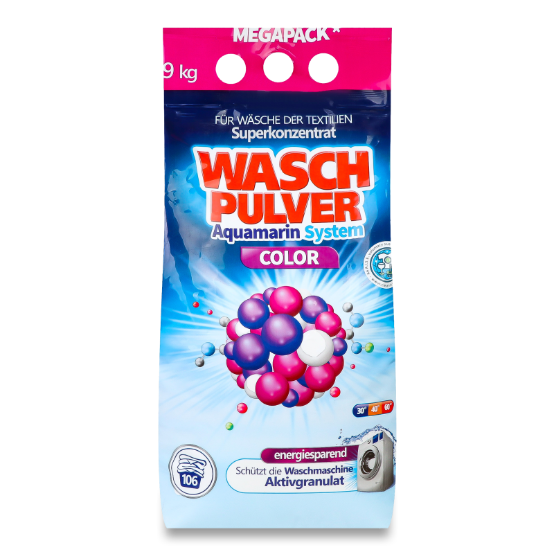 Порошок пральний Color 9кг Wasch Pulver