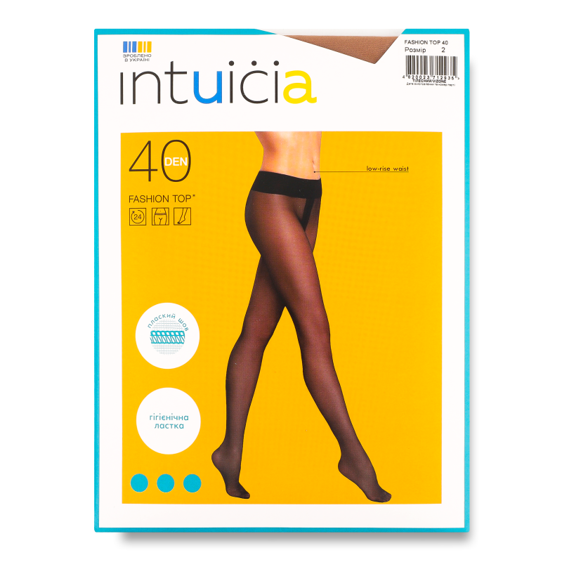 Колготи жіночі Фешн Топ 40ден телесний 2 Інтуїція