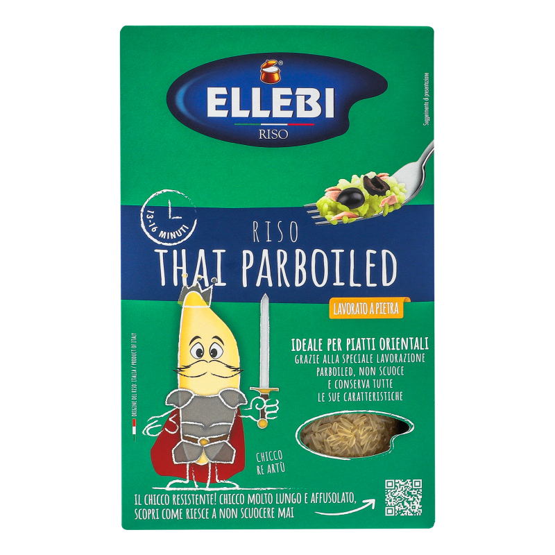 Рис тайский пропаренный Ellebi к/у 1кг Ellebi(18008105202960): купить в ...