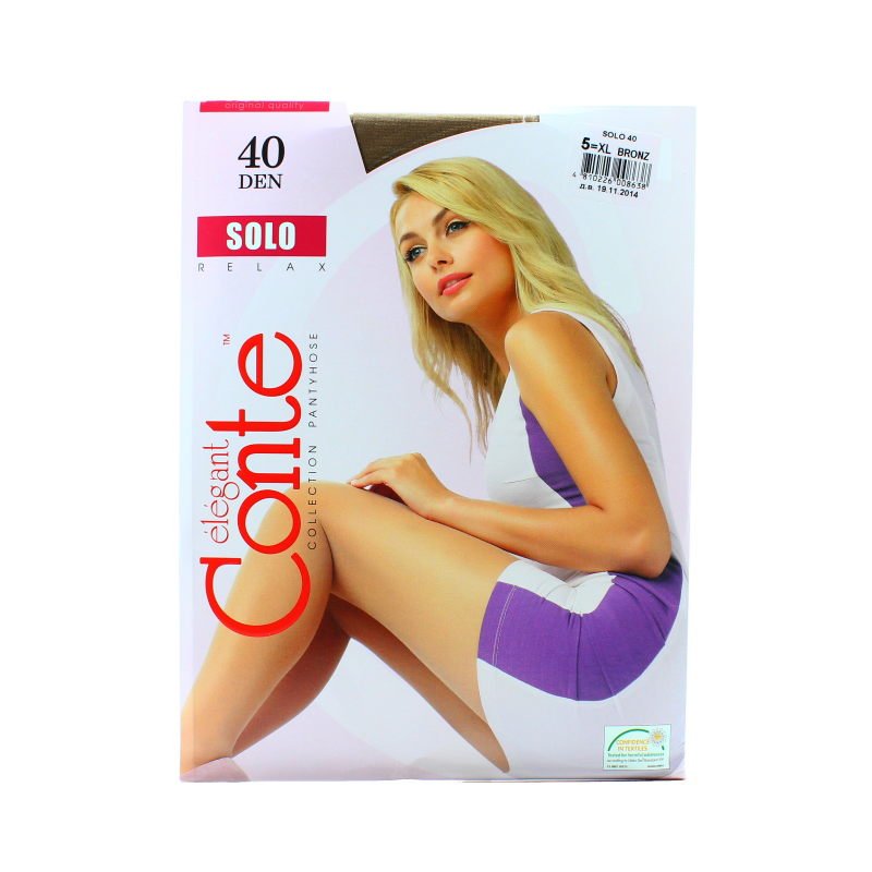 Колготи жіночі Соло бронз 40ден р.5 Конте елегант